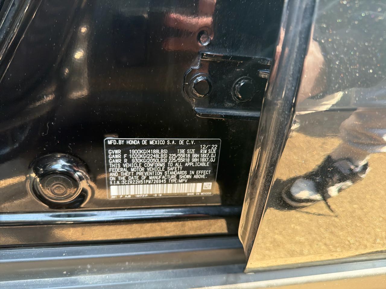 Honda HR-V Sport AWD CVT 2023