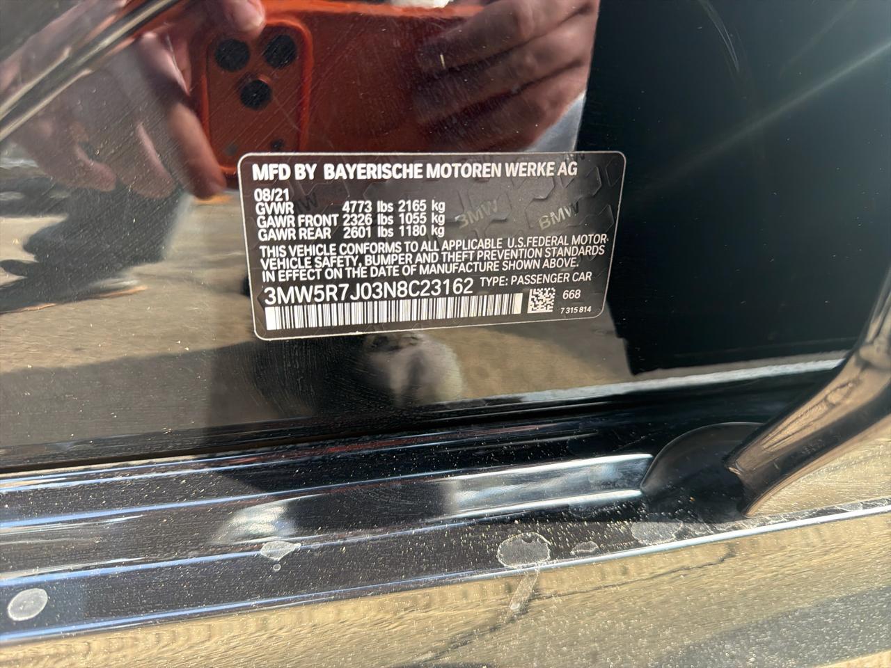 BMW 3 Series 330i xDrive Sedan North America 2022