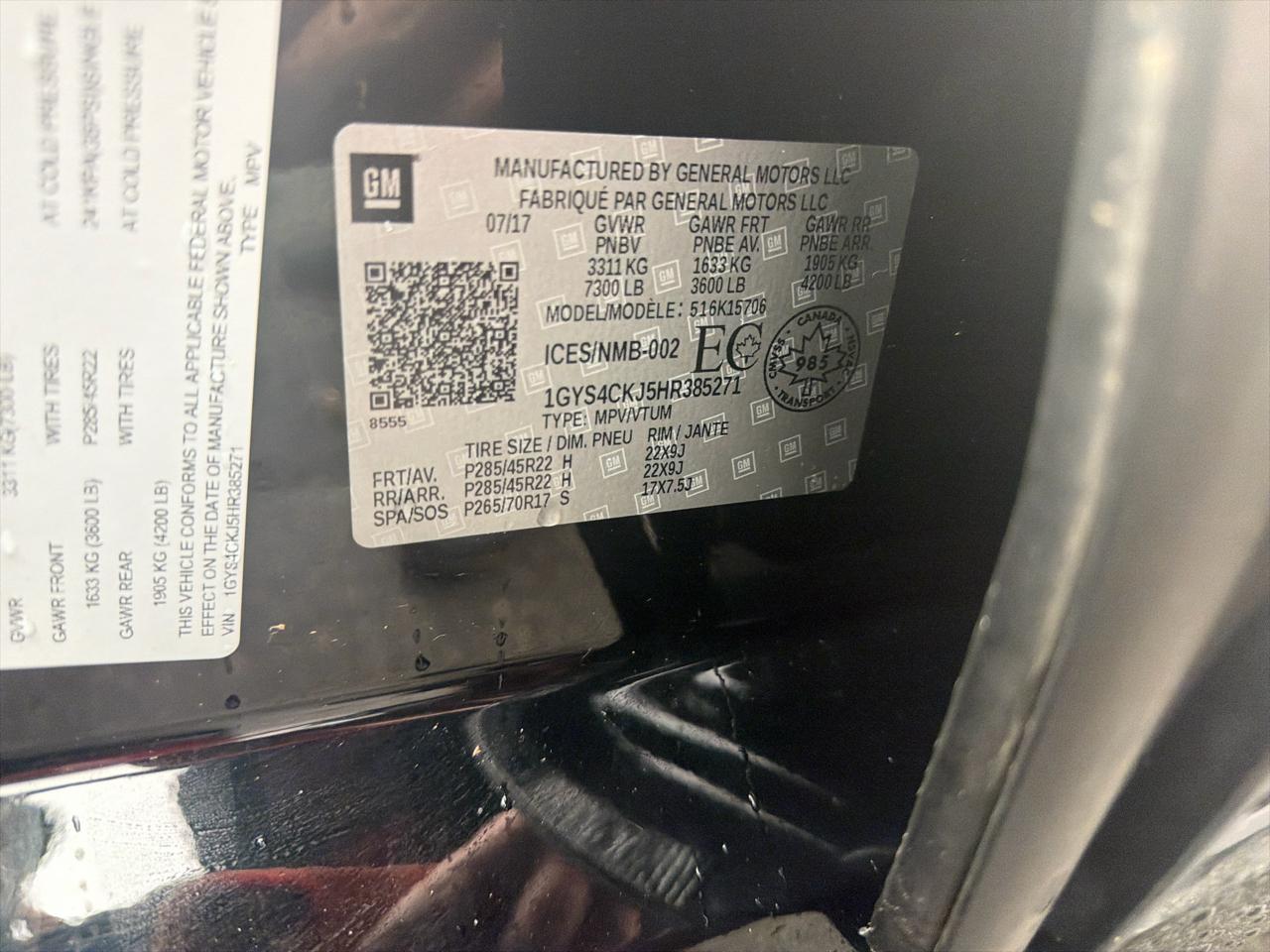 Cadillac Escalade 4WD 4dr Premium Luxury 2017