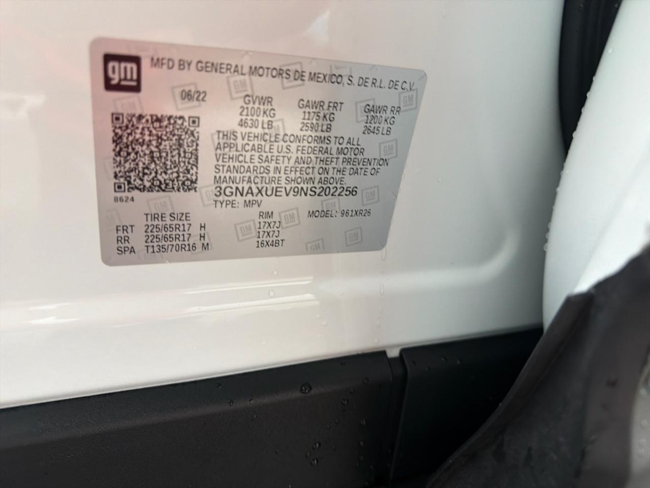 Chevrolet Equinox AWD 4dr LT w/1LT 2022