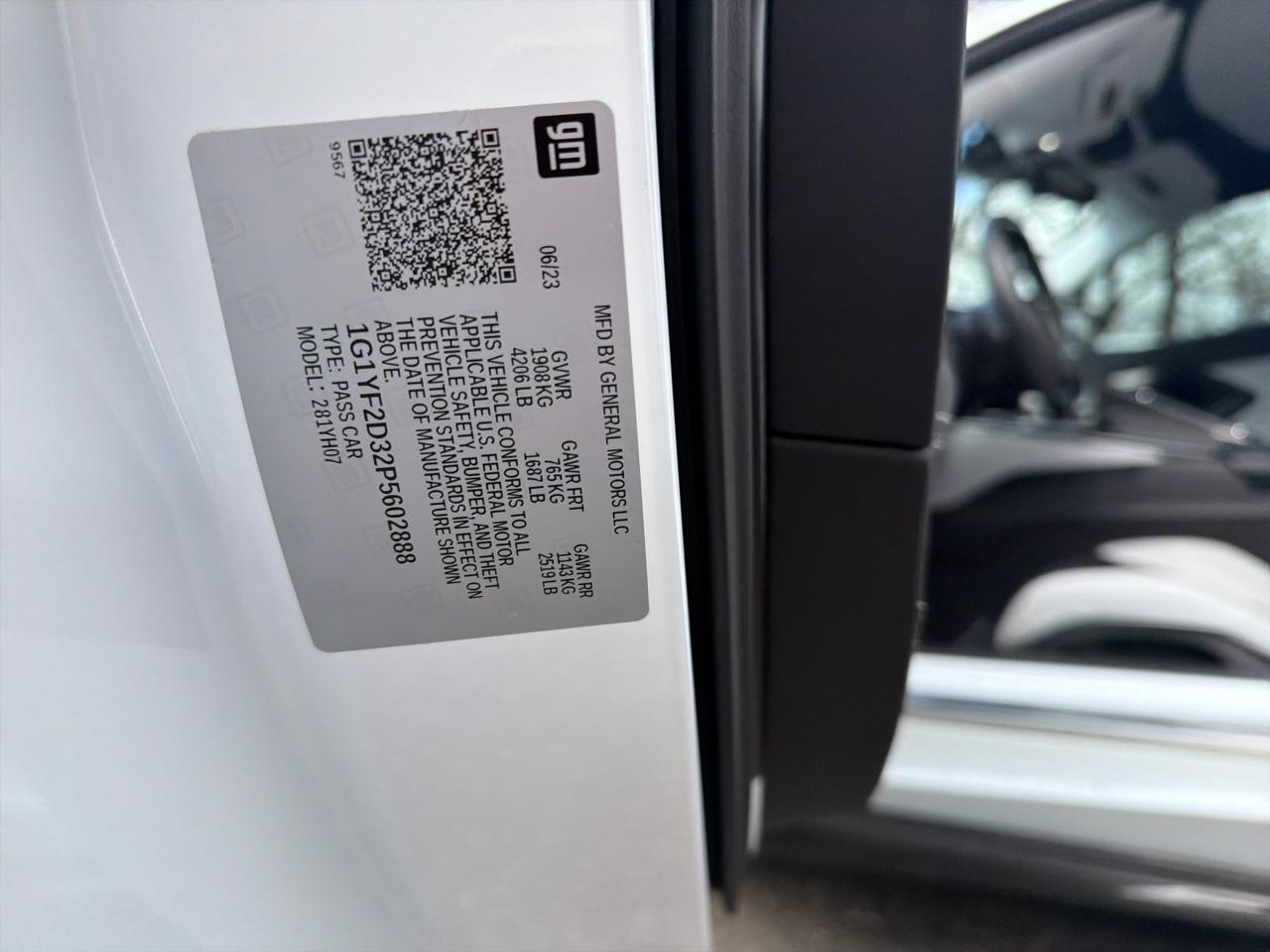 Chevrolet Corvette 2dr Z06 Cpe w/3LZ 2023