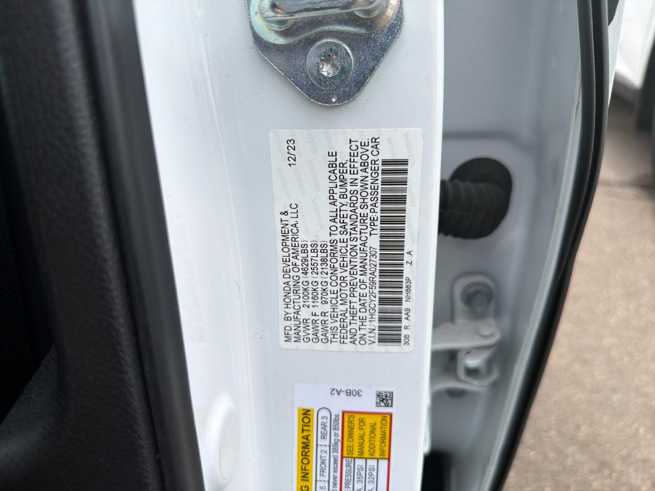 Honda Accord Hybrid Sport Sedan 2024