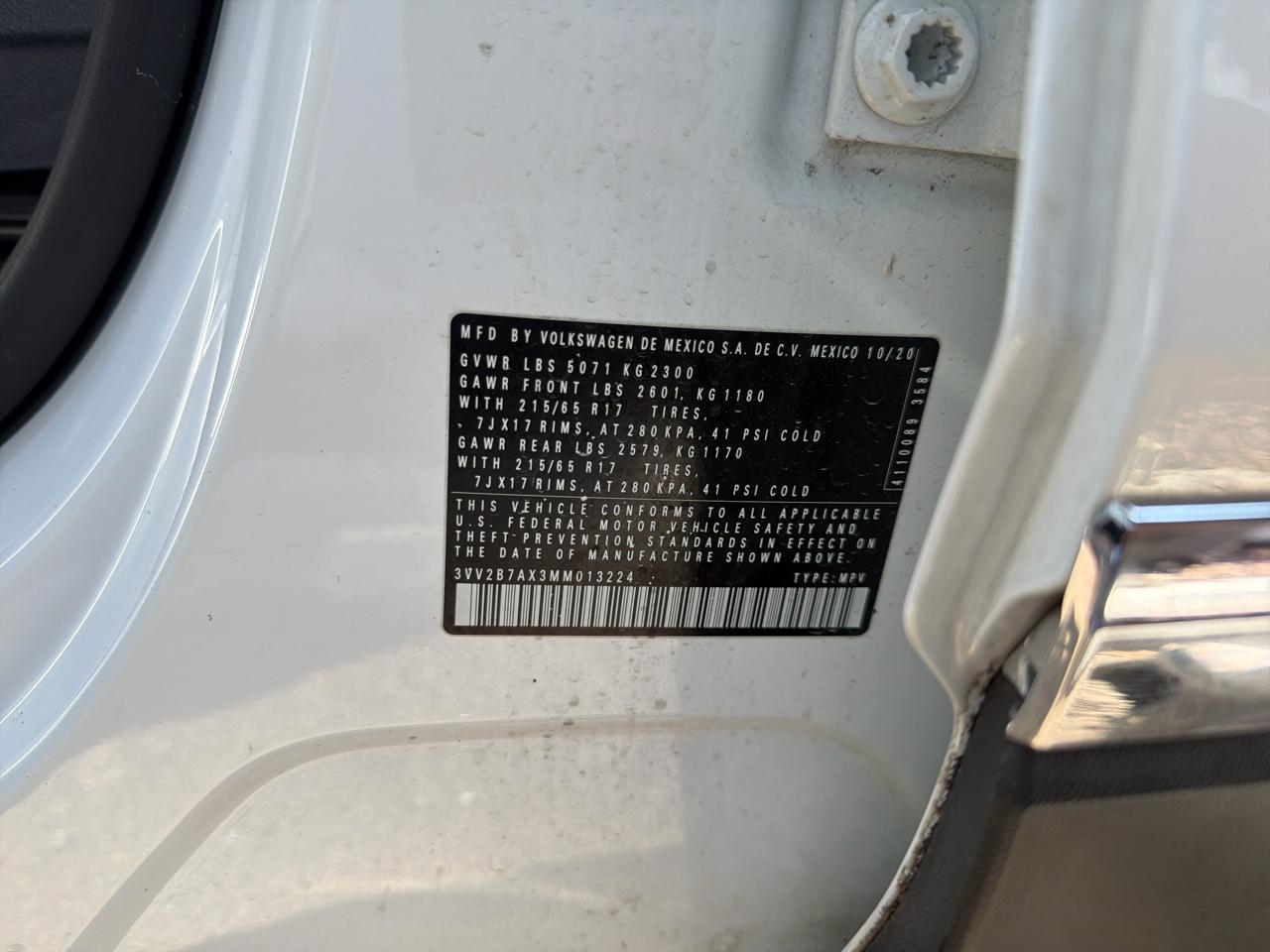 Volkswagen Tiguan 2.0T SE 4MOTION 2021