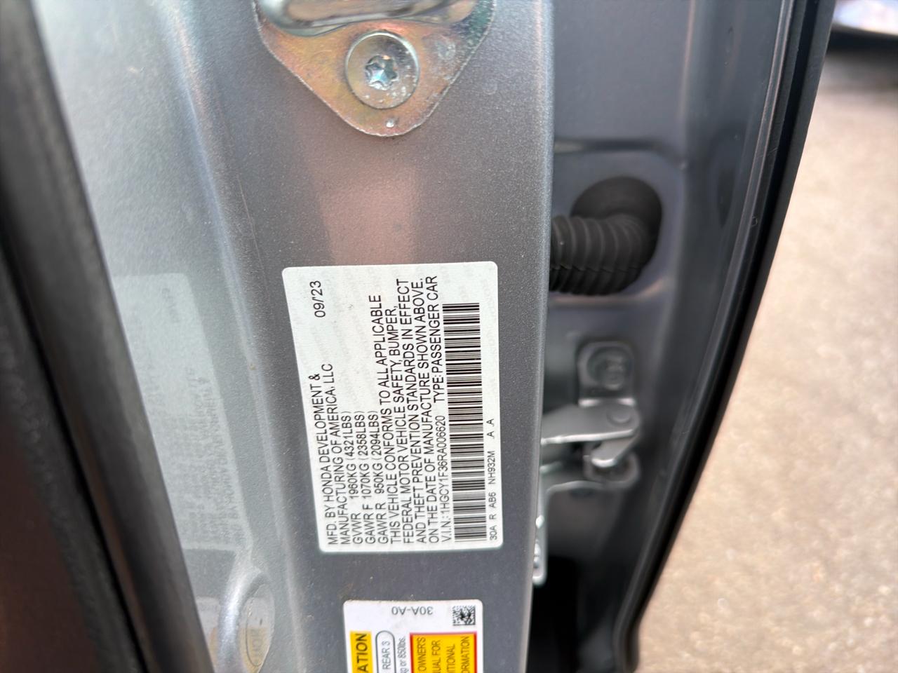 Honda Accord Sedan EX CVT 2024