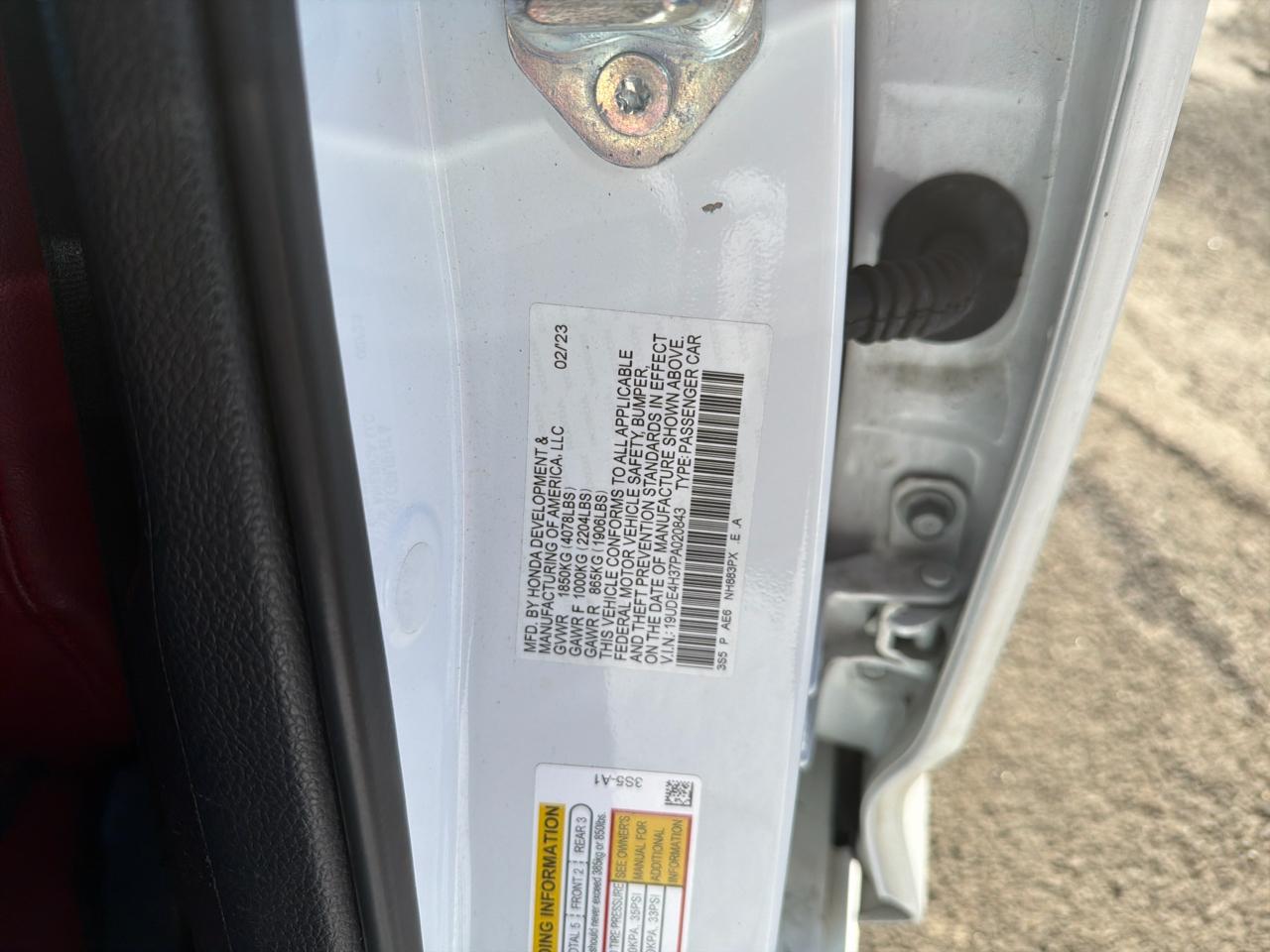 Acura Integra CVT w/A-Spec Package 2023