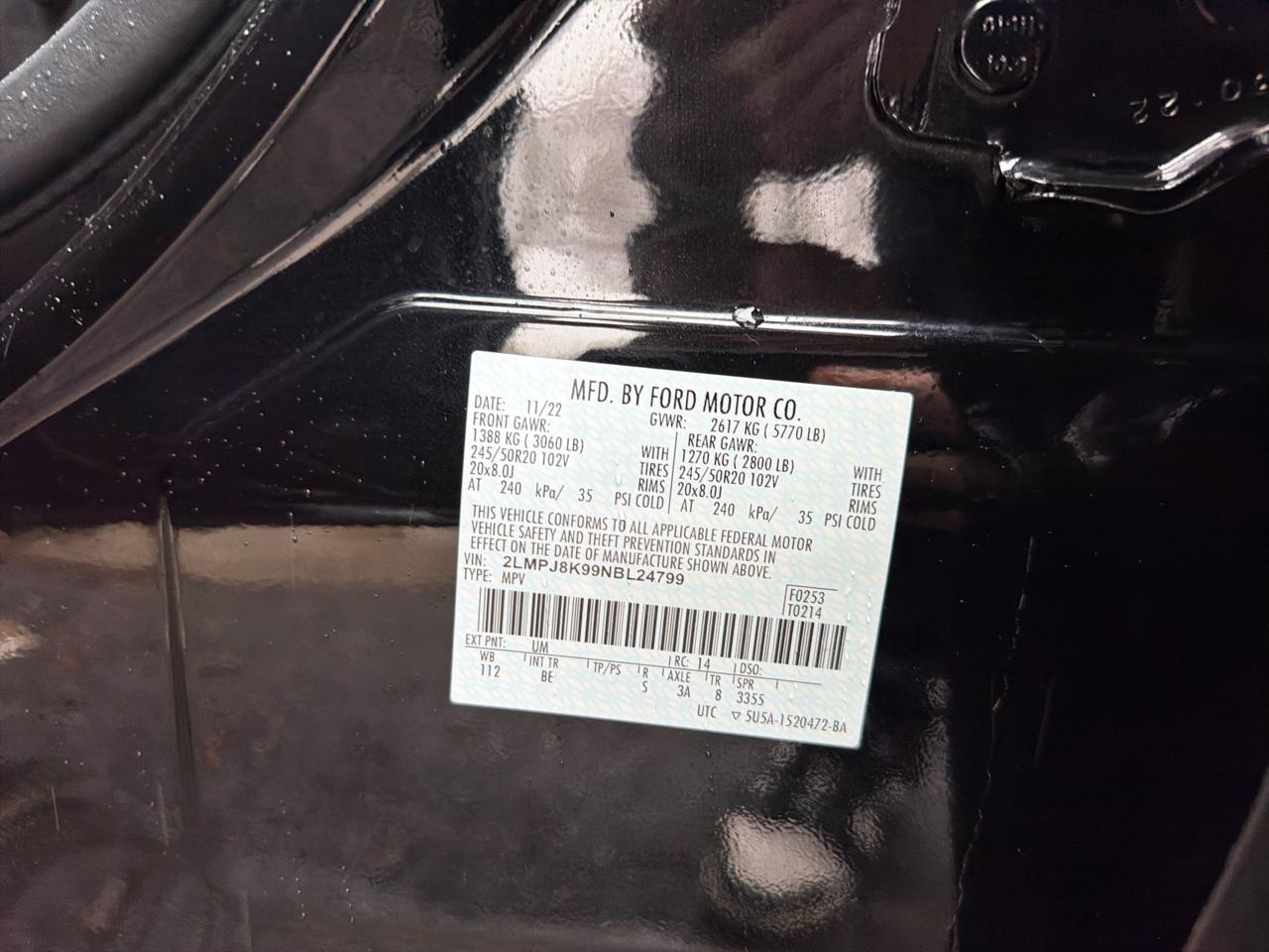 Lincoln Nautilus Reserve AWD 2022