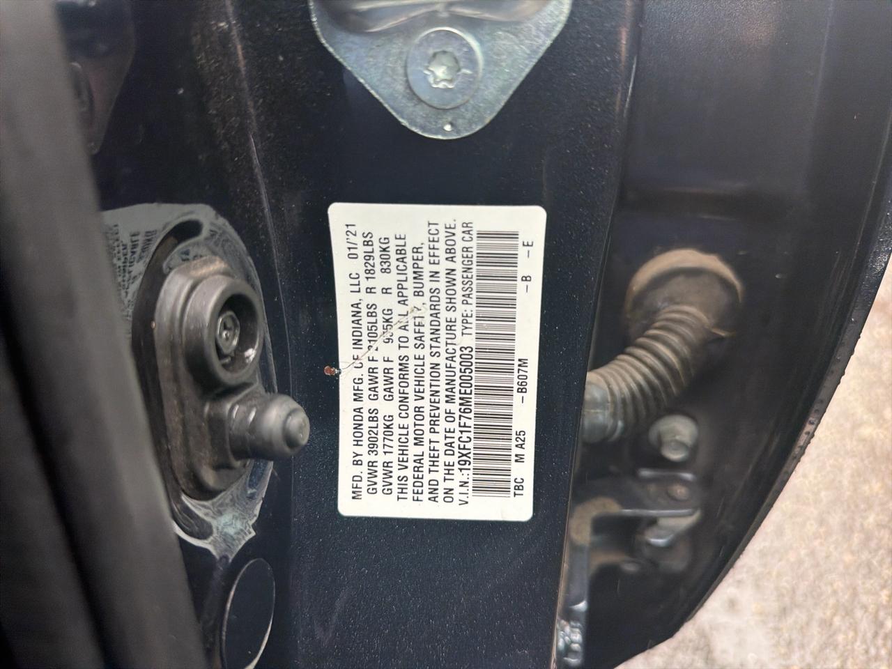 Honda Civic Sedan EX-L CVT 2021