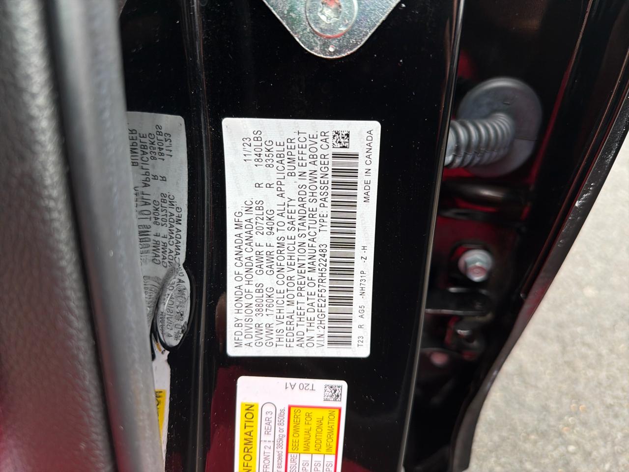 Honda Civic Sedan Sport CVT 2024