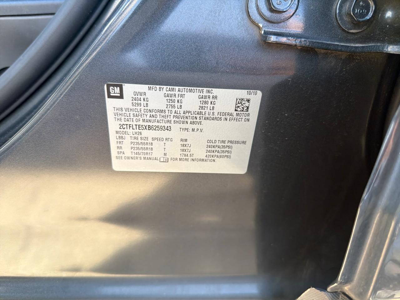 GMC Terrain AWD 4dr SLE-2 2011