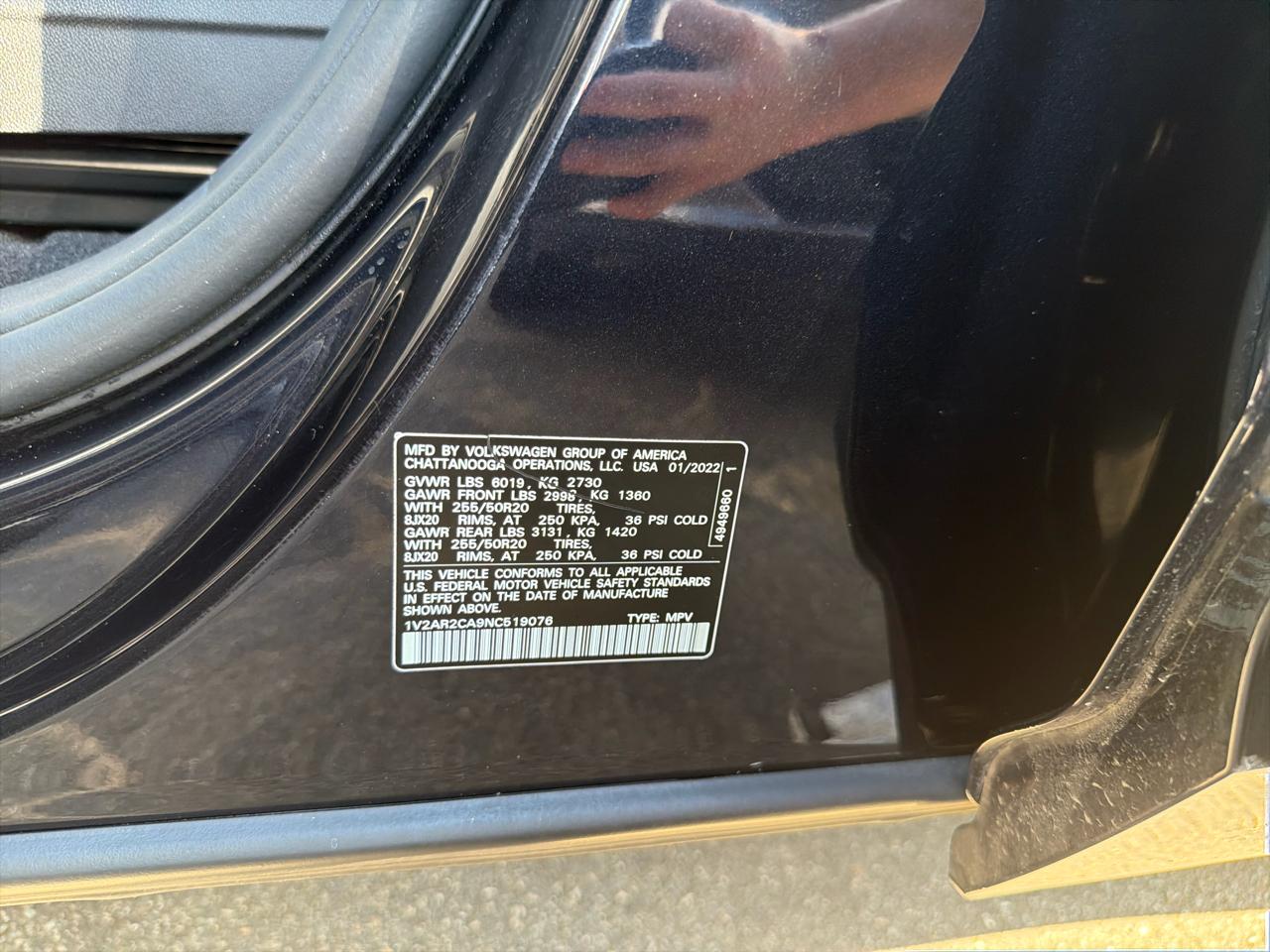 Volkswagen Atlas 3.6L V6 SEL R-Line 4MOTION 2022