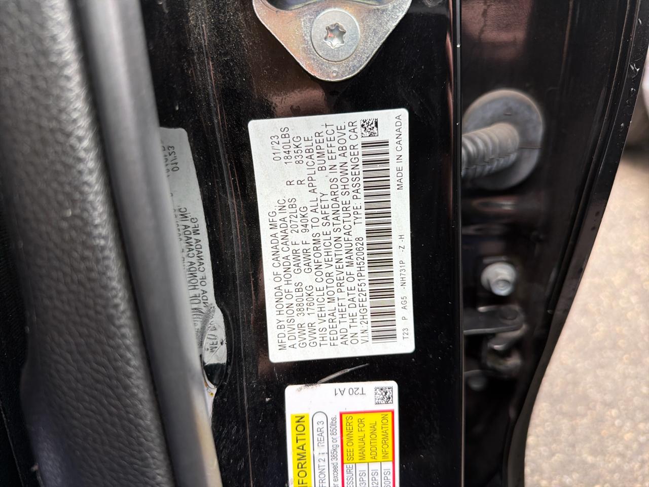 Honda Civic Sedan Sport CVT 2023