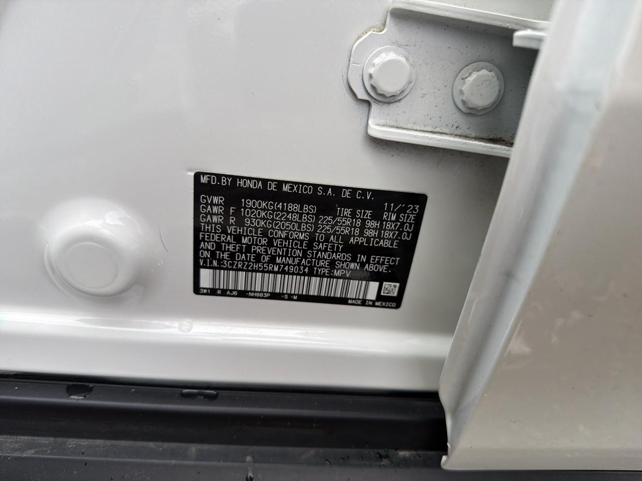 Honda HR-V Sport AWD CVT 2024