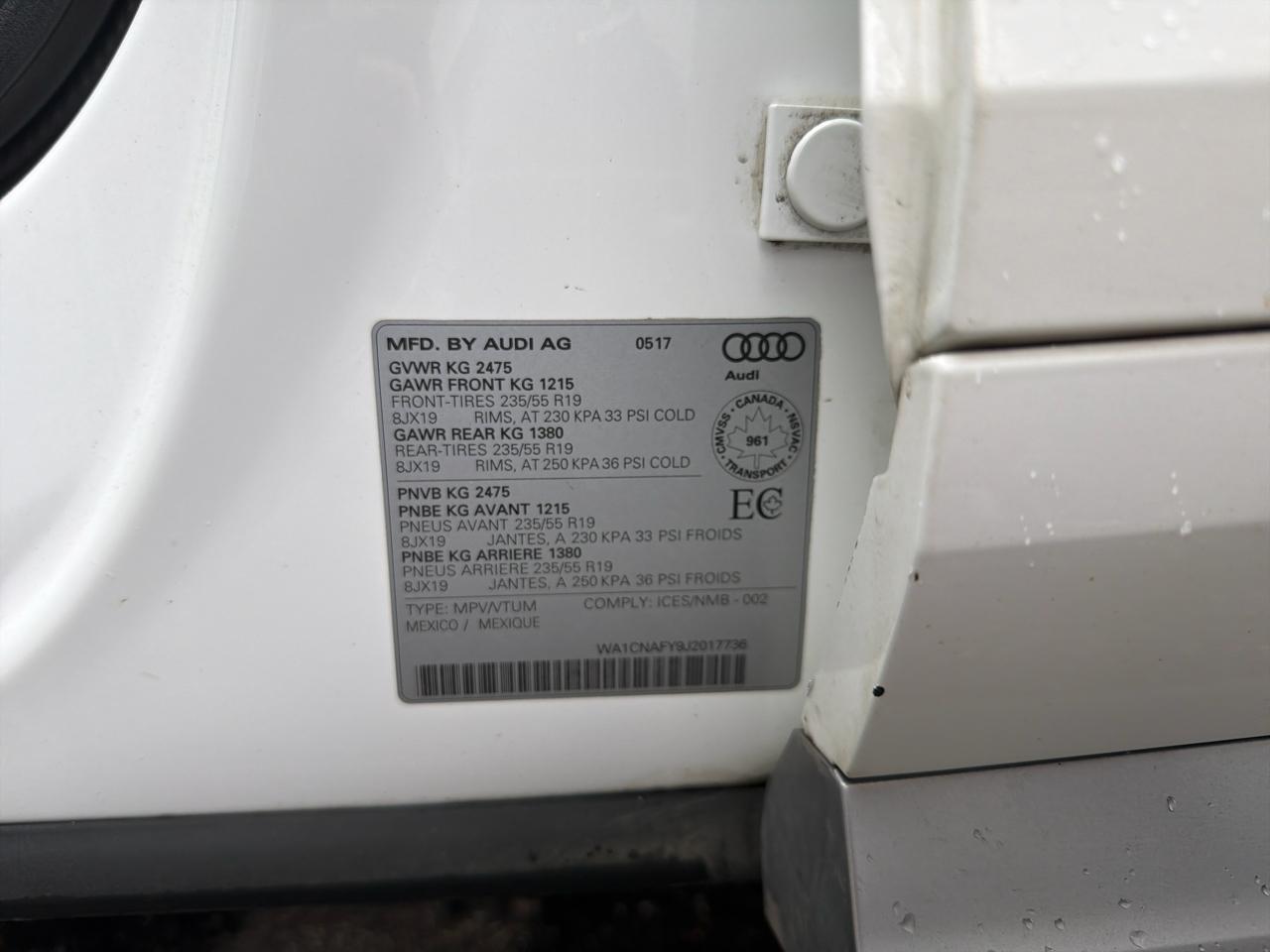 Audi Q5 2.0 TFSI Prestige 2018