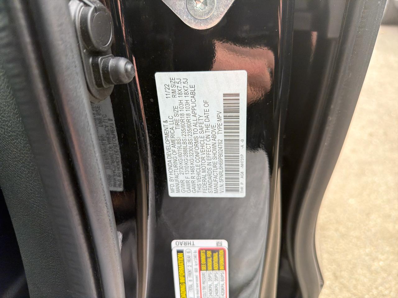 Honda Odyssey EX-L Auto 2023