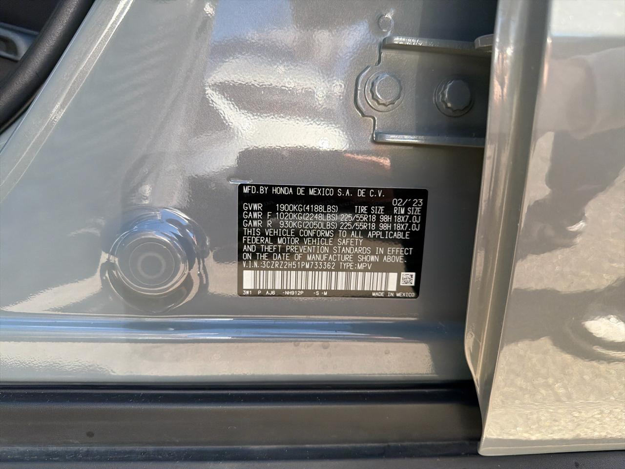 Honda HR-V Sport AWD CVT 2023