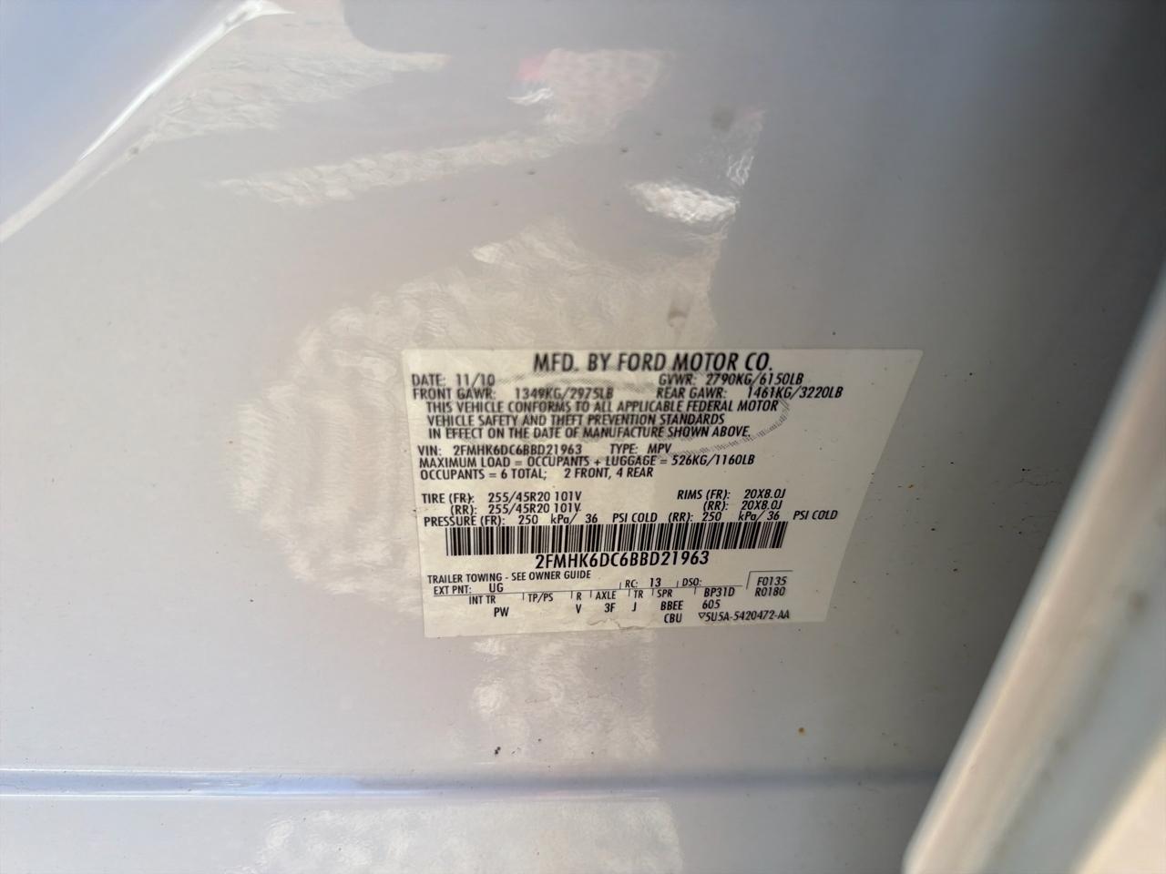 Ford Flex 4dr Limited AWD 2011