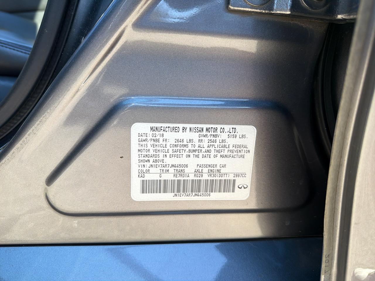 Infiniti Q50 3.0t LUXE AWD 2018