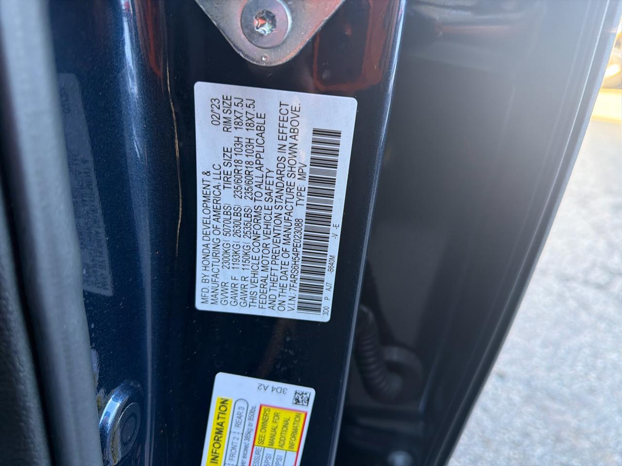 Honda CR-V Hybrid Sport AWD 2023