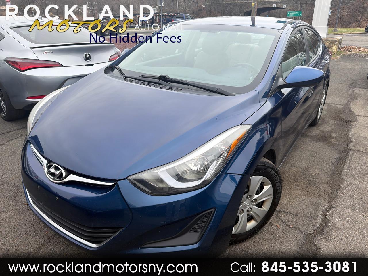 Hyundai Elantra 4dr Sdn Auto SE (Alabama Plant) 2016