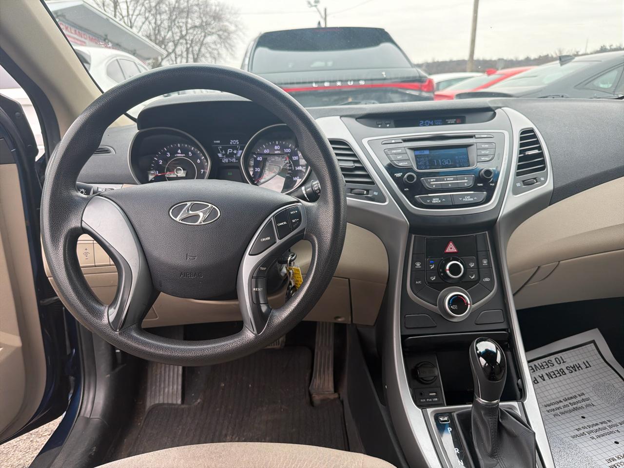 Hyundai Elantra 4dr Sdn Auto SE (Alabama Plant) 2016