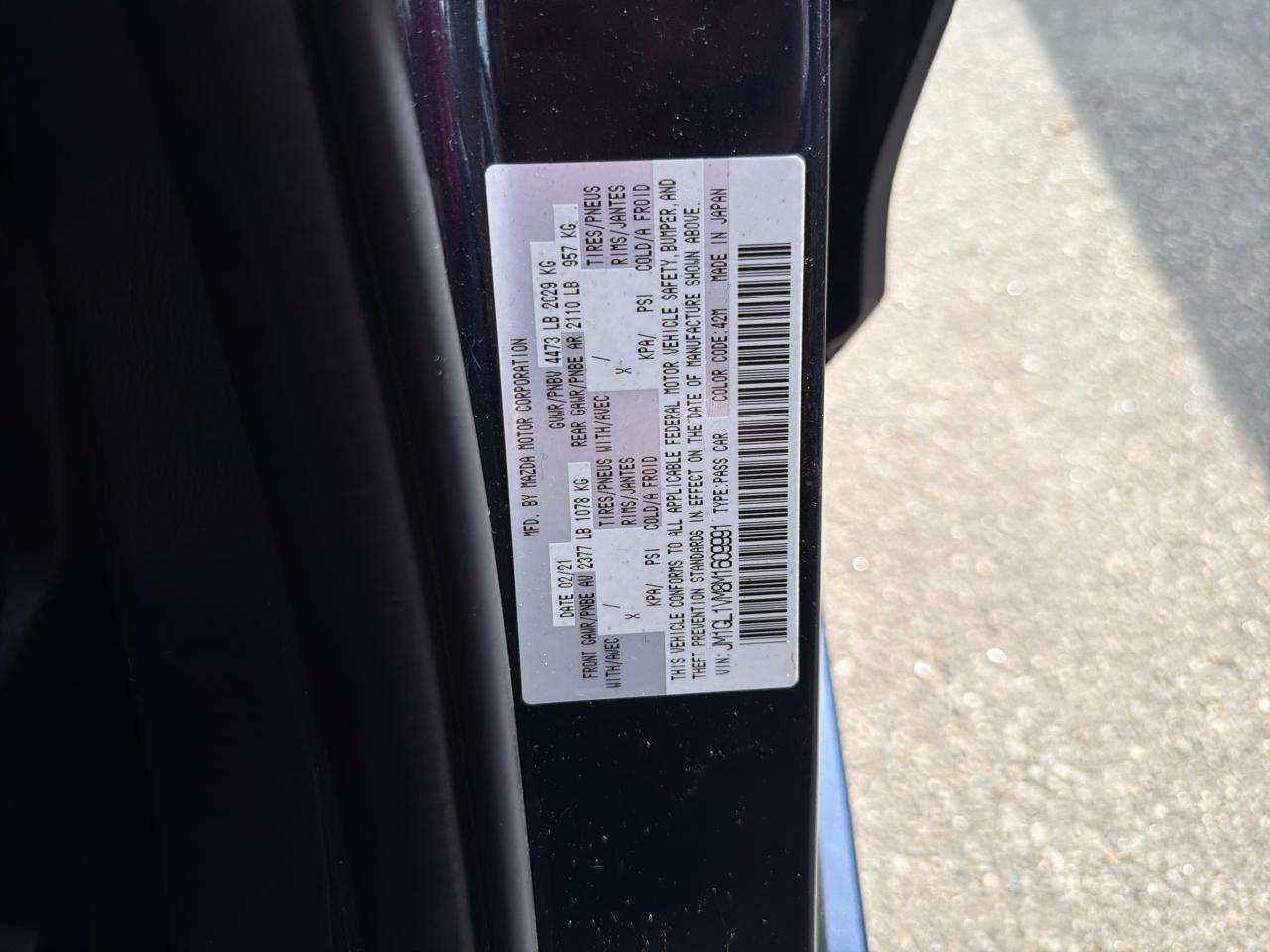 Mazda MAZDA6 Touring Auto 2021