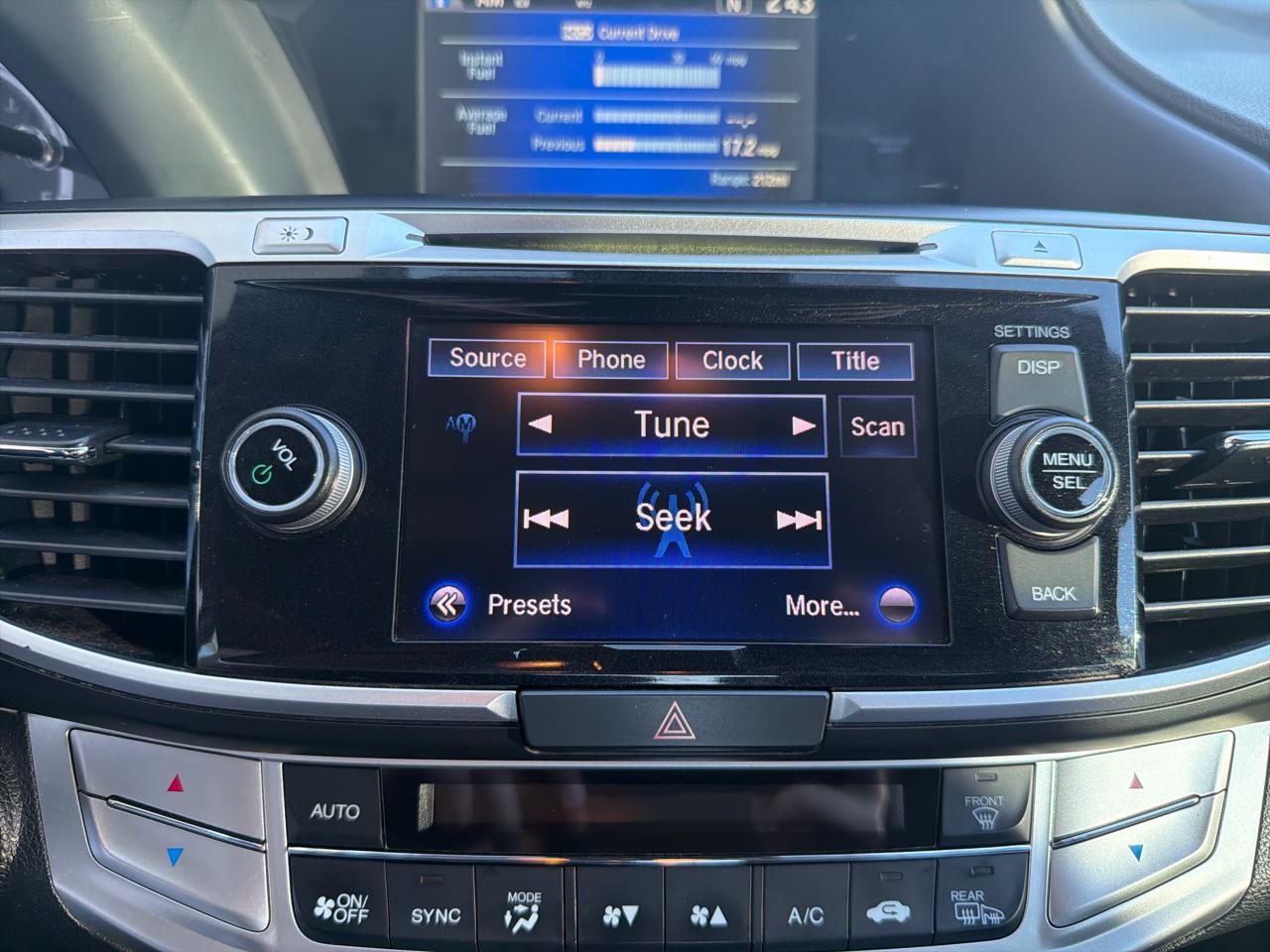 Honda Accord Sedan 4dr I4 CVT EX-L 2015