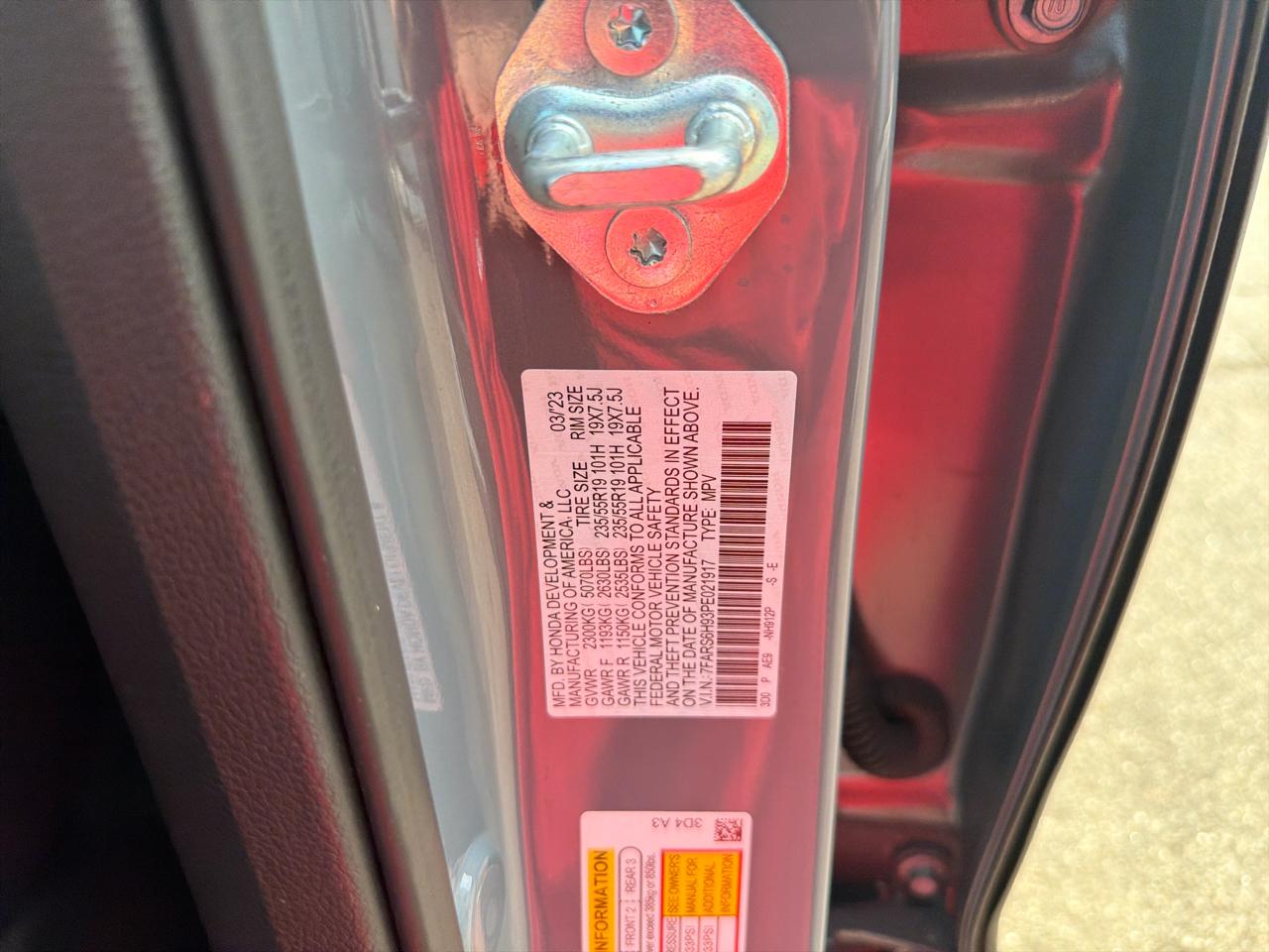 Honda CR-V Hybrid Sport Touring AWD 2023