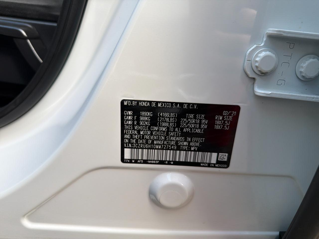 Honda HR-V Sport AWD CVT 2021