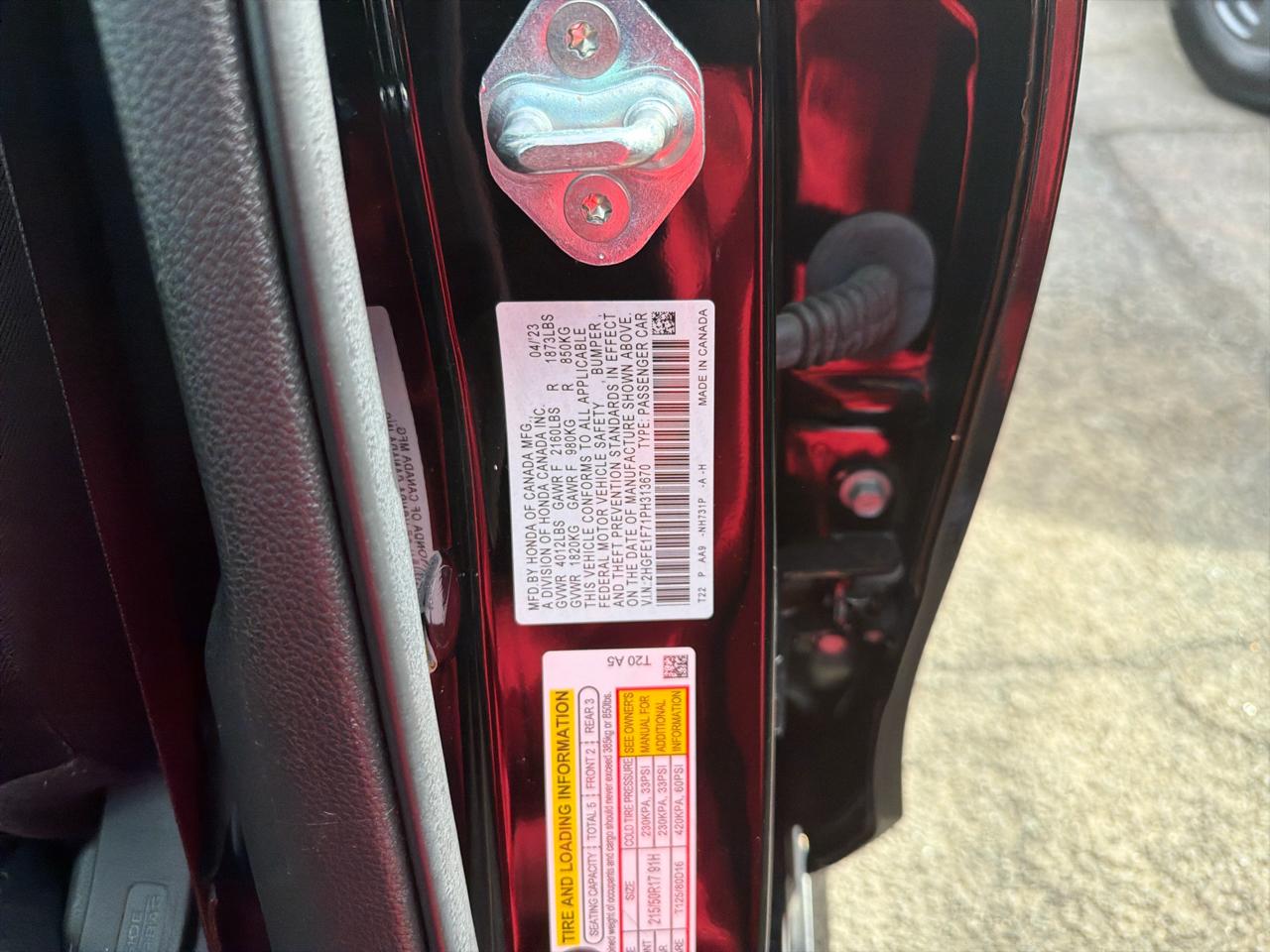 Honda Civic Sedan EX CVT 2023