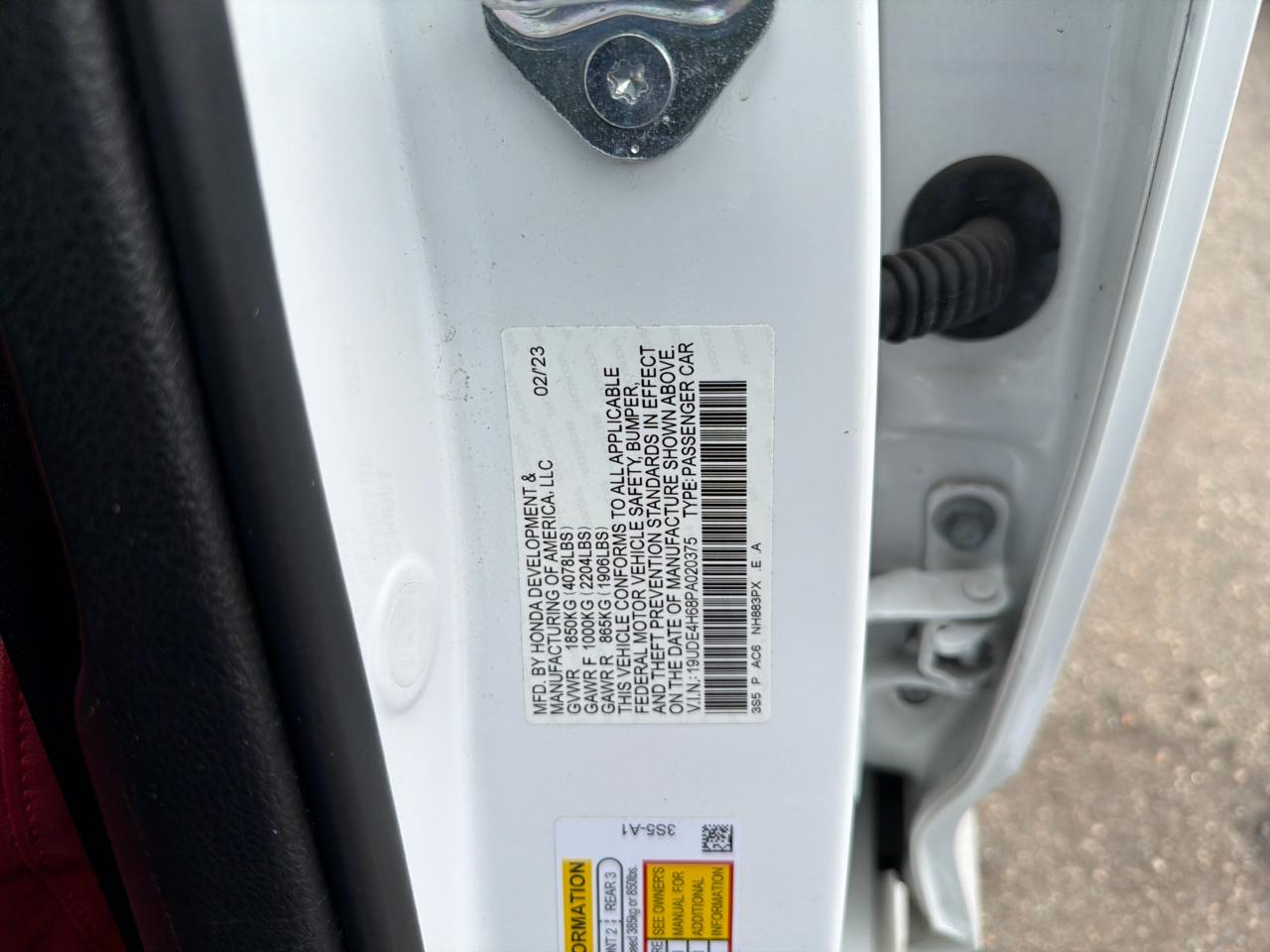 Acura Integra CVT w/A-Spec Technology Package 2023