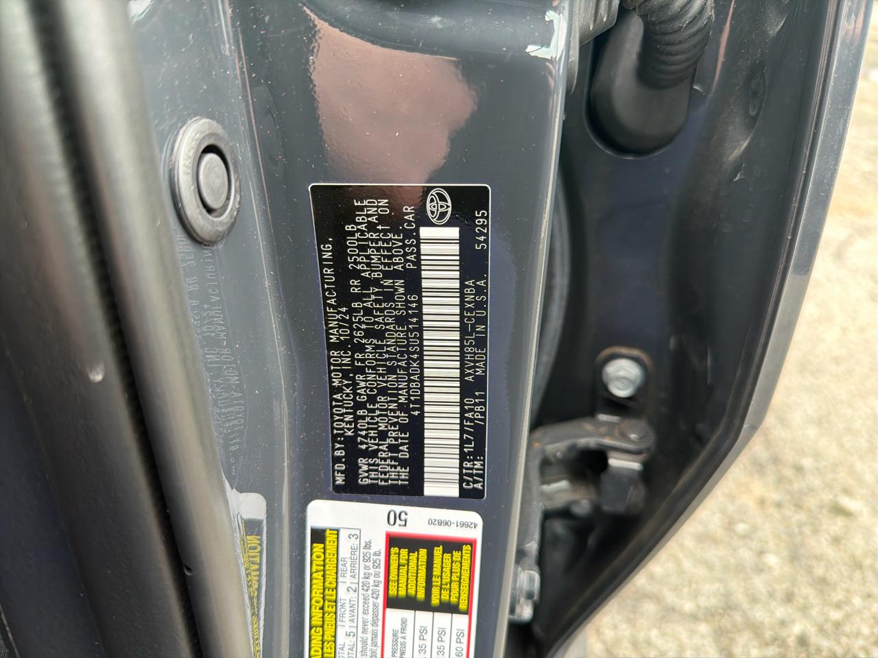 Toyota Camry LE 2025