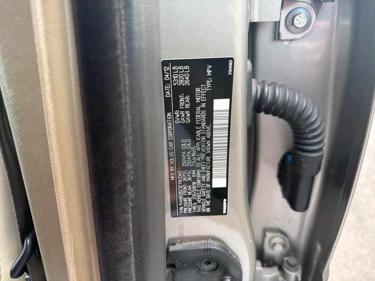 Volvo XC70 AWD 4dr Wgn 3.0L T6 2012