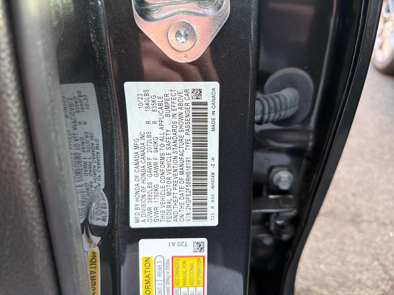 Honda Civic Sedan Sport CVT 2024