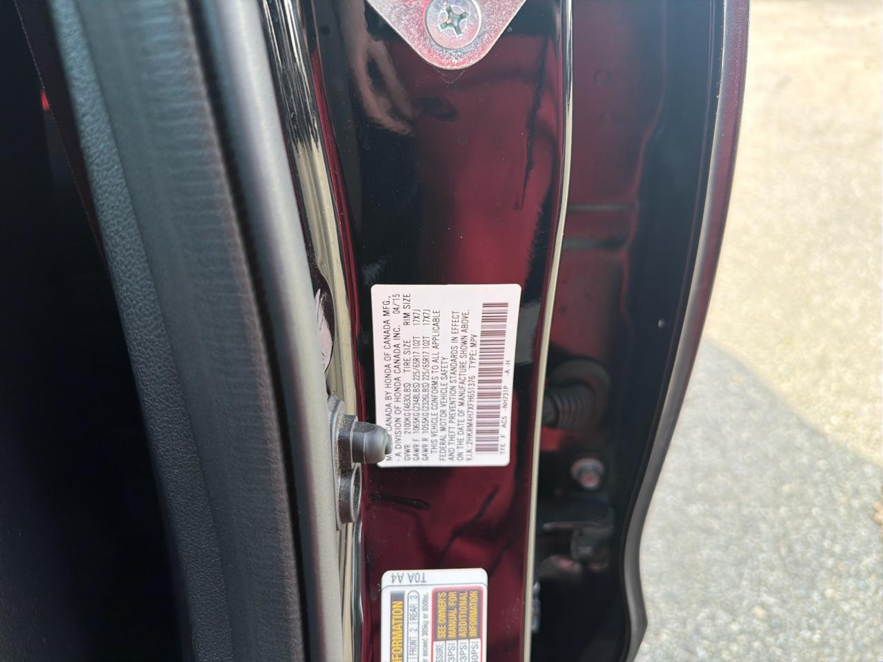 Honda CR-V AWD 5dr EX-L 2015