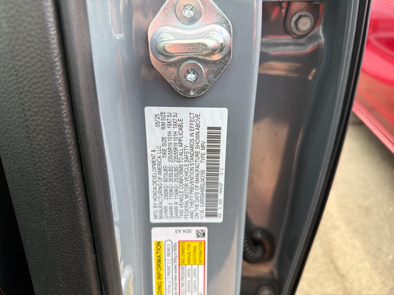 Honda CR-V Hybrid Sport Touring AWD 2025