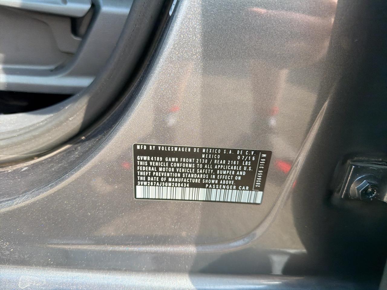 Volkswagen Jetta Sedan 4dr Auto 1.4T S 2016