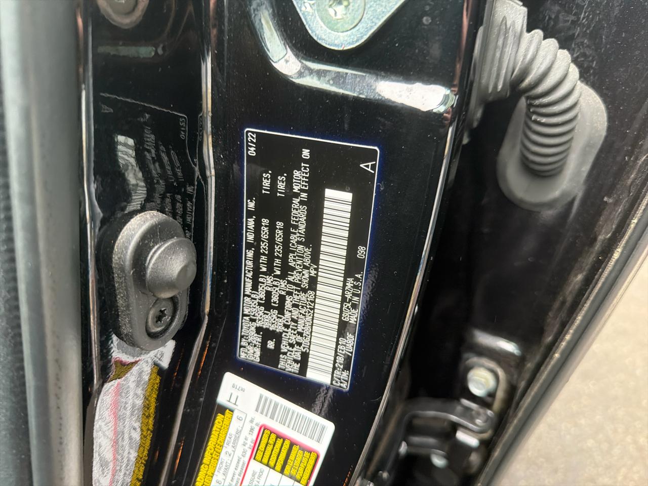 Toyota Highlander XLE AWD (Natl) 2022