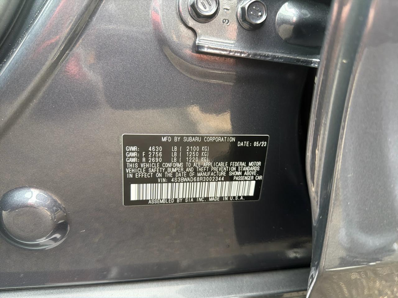 Subaru Legacy Premium AWD 2024