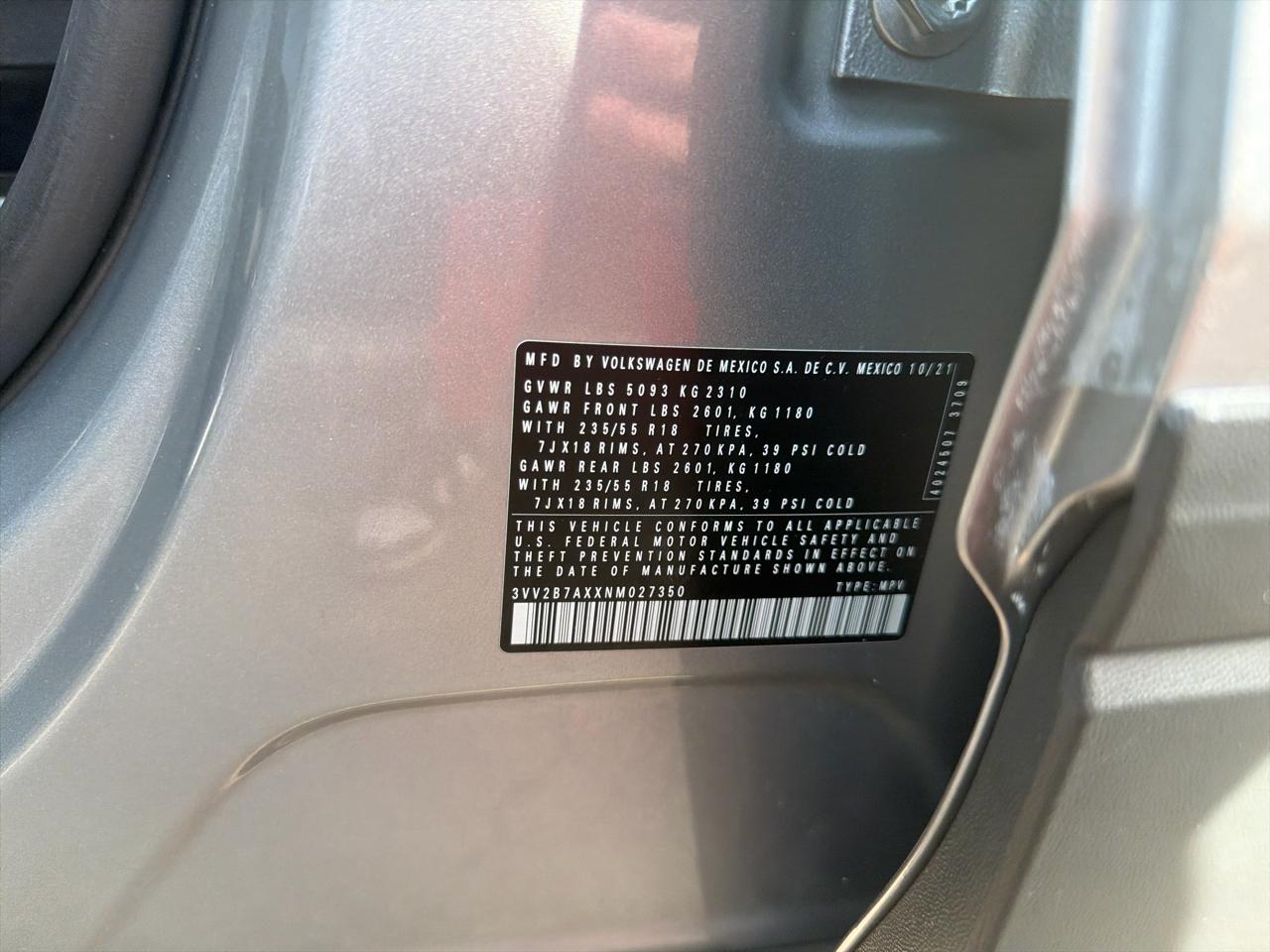 Volkswagen Tiguan 2.0T SE 4MOTION 2022