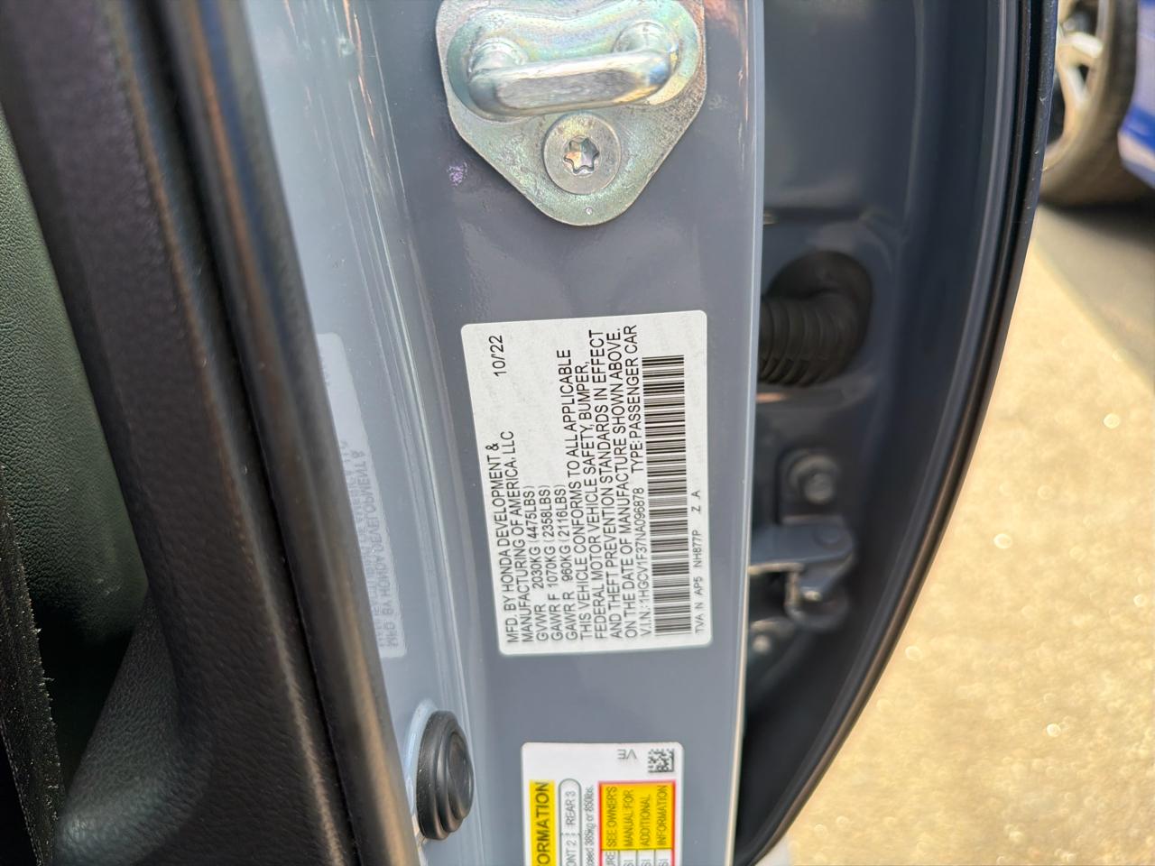 Honda Accord Sedan Sport 1.5T CVT 2022