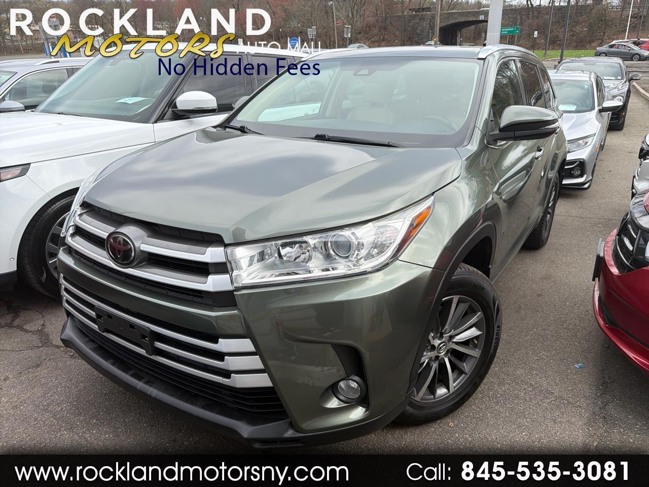 Toyota Highlander XLE V6 AWD (Natl) 2018