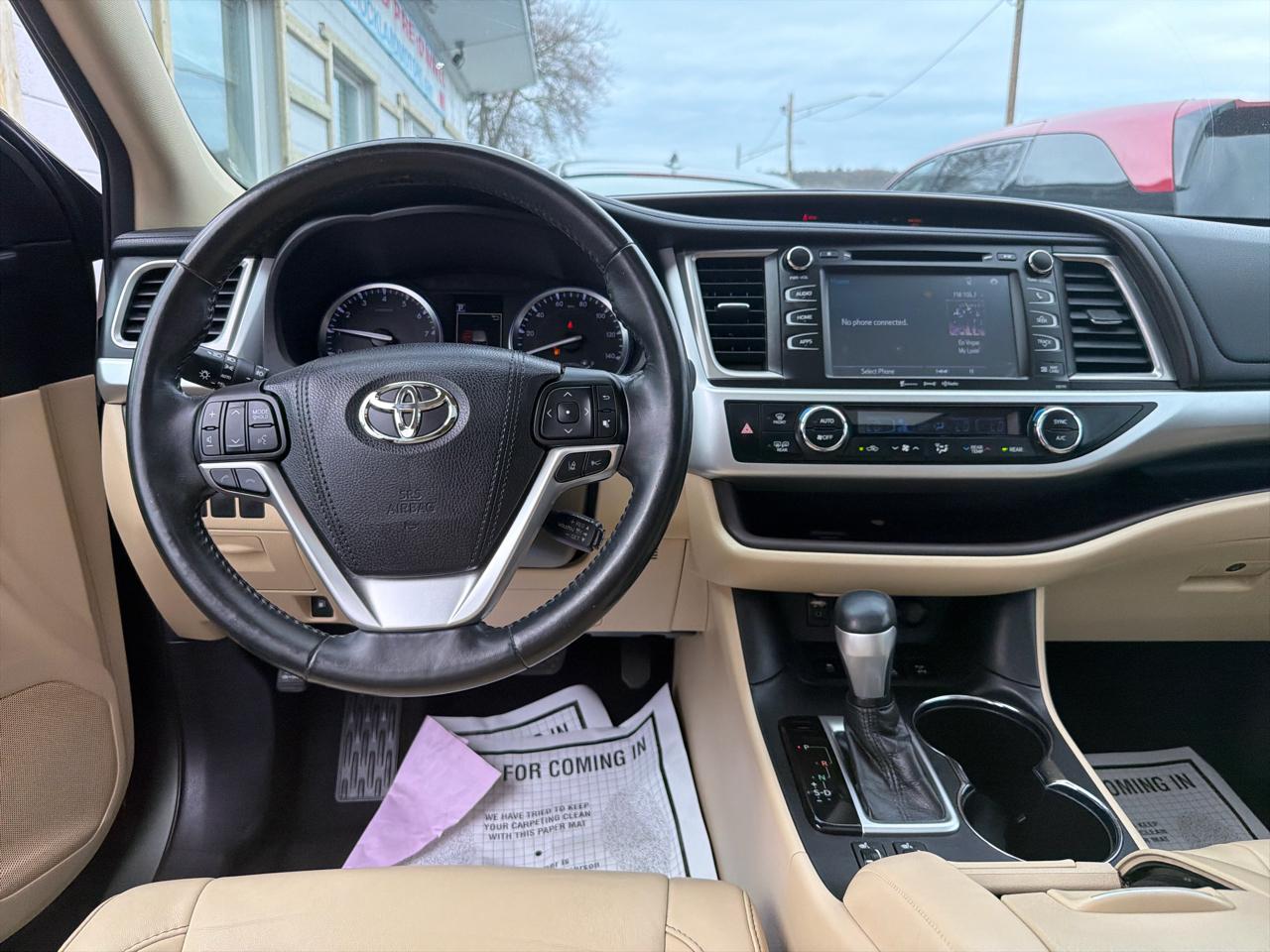 Toyota Highlander XLE V6 AWD (Natl) 2018