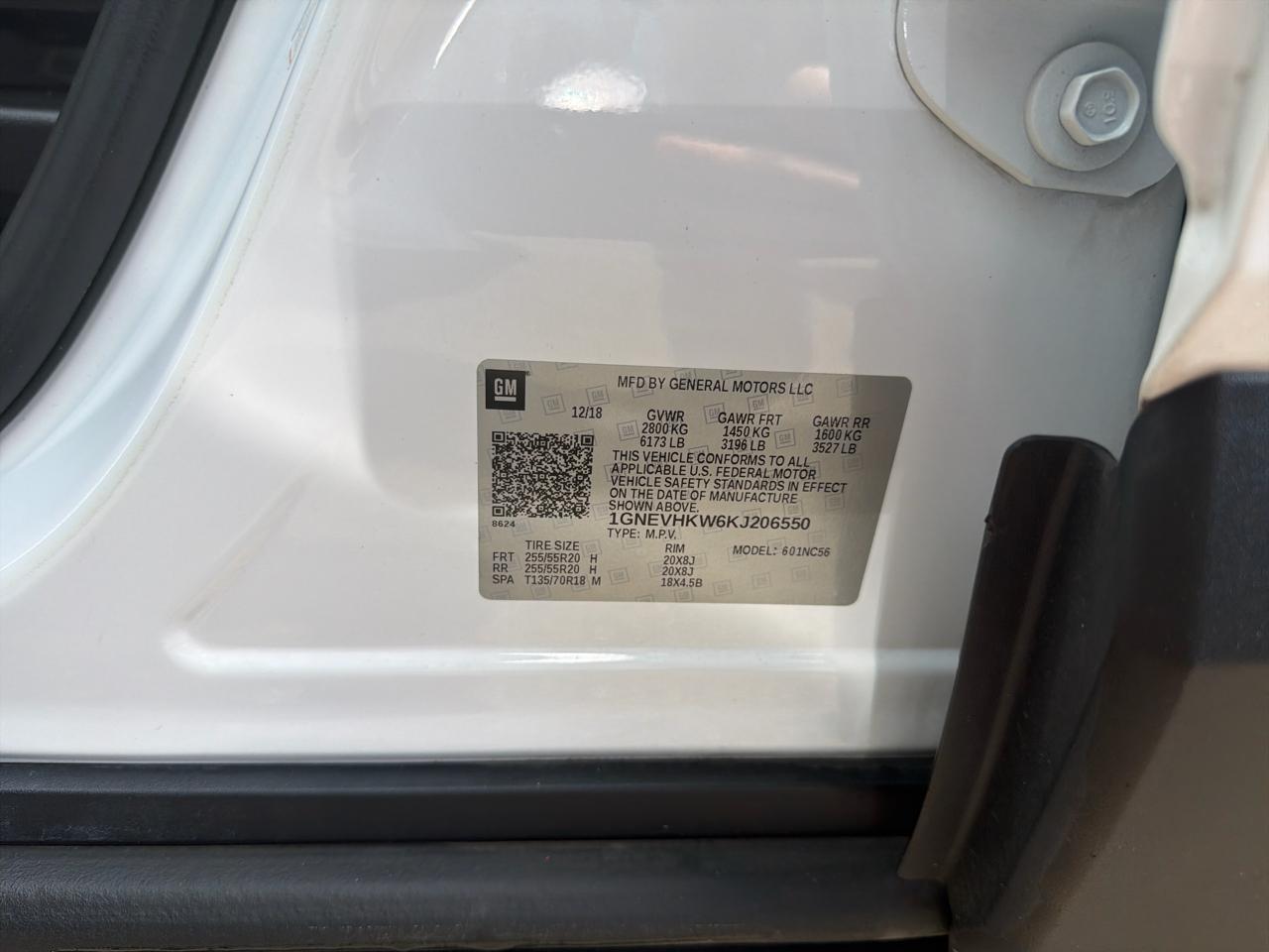 Chevrolet Traverse AWD 4dr LT Leather w/3LT 2019