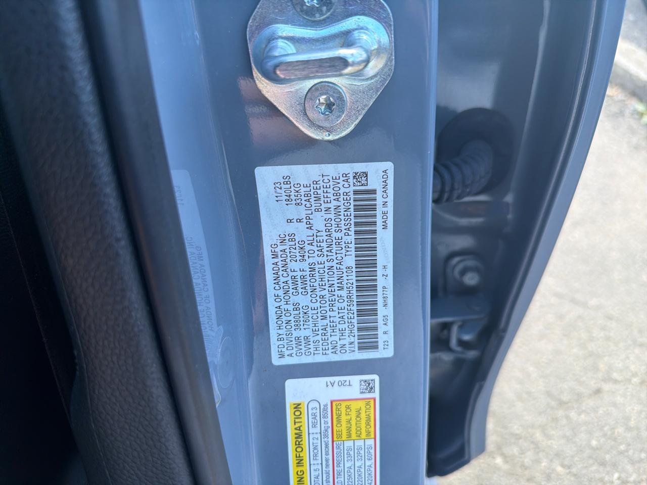 Honda Civic Sedan Sport CVT 2024