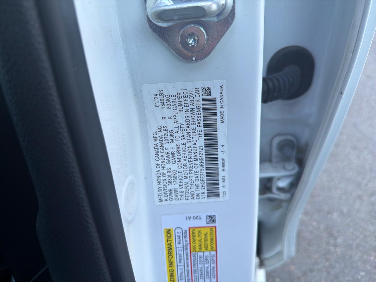 Honda Civic Sedan Sport CVT 2024