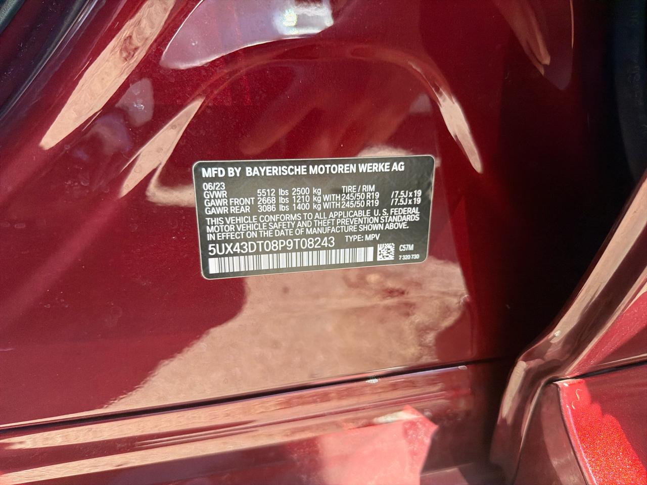 BMW X4 M40i Sports Activity Coupe 2023