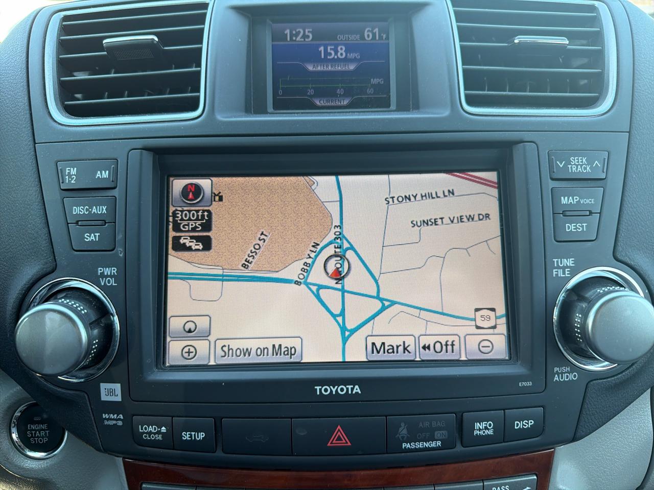 Toyota Highlander 4WD 4dr V6 Limited (Natl) 2012