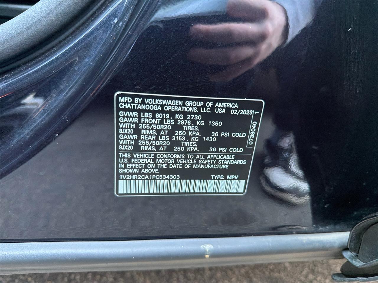 Volkswagen Atlas 3.6L V6 SE w/Technology 4MOTION 2023