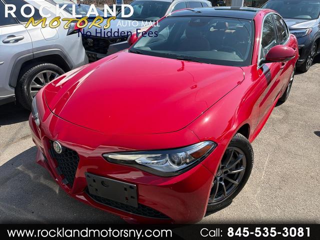 Red 2020 Alfa Romeo Giulia AWD Sedan All-Wheel Drive Automatic