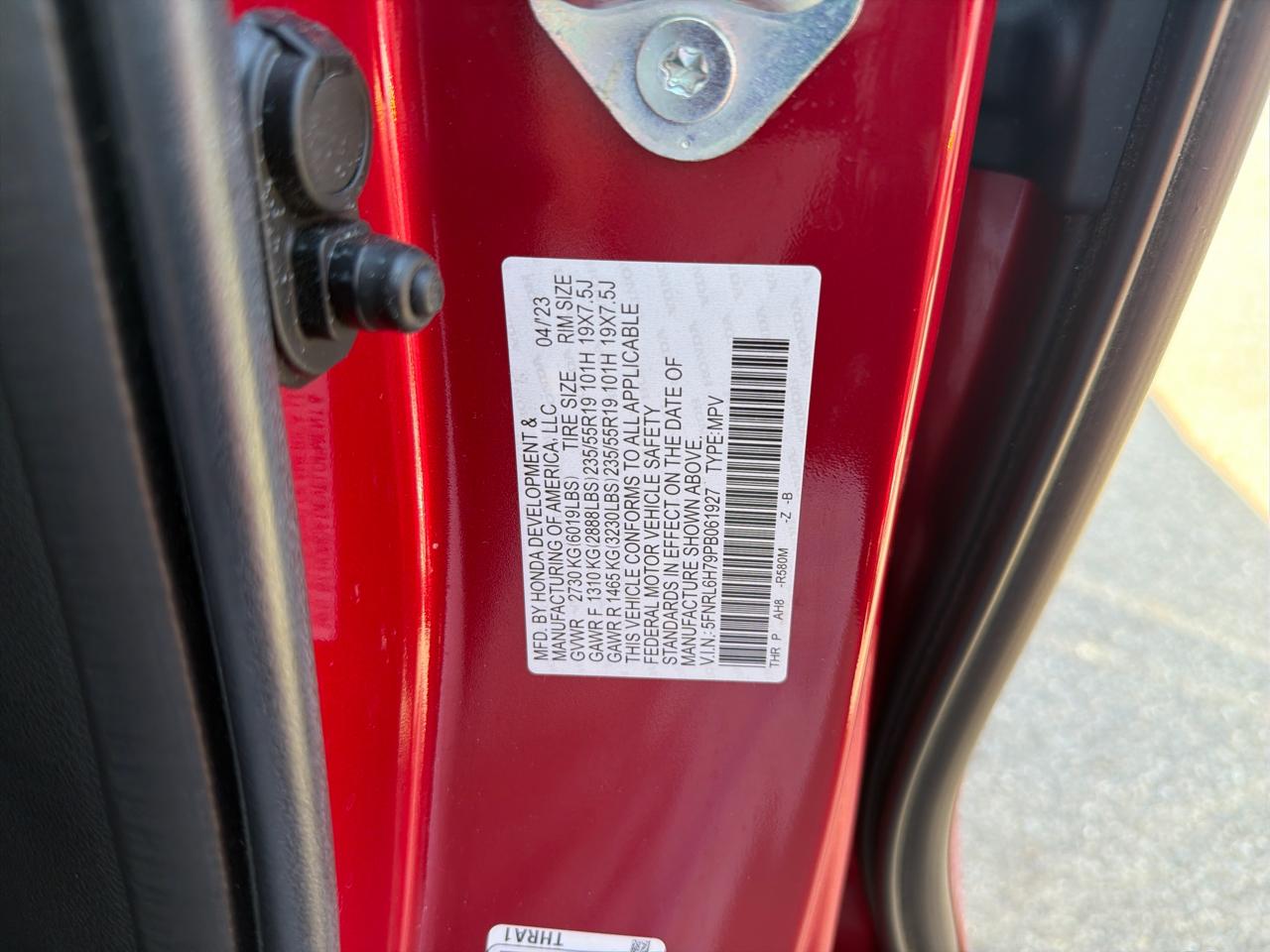 Honda Odyssey Sport Auto 2023